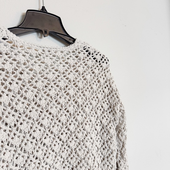 Studio B Cream Knit Sweater - Picture 7 of 8